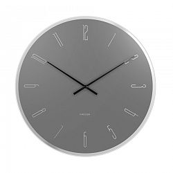Designové nástěnné hodiny 5800GY Karlsson 40cm 