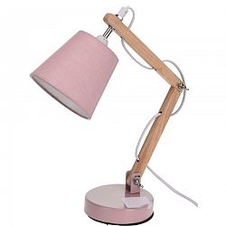 Koopman Stolná lampa Pastel tones ružová, 45 cm 