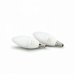 PHILIPS Hue White and Color Ambience, 2x žárovka svíčková 6,5W E14 B39 DIM 
