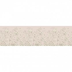 Samolepiaca bordúra Old graphic florals, 500 x 13,8 cm