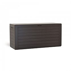 Záhradný box Woodebox hnedá, 280 l, 116 x 55 x 44 cm 